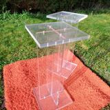 Pair of Plexiglas fifth wheel David lange