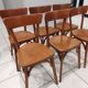 Suite de 6 chaises de Bistrot Baumann vintage 1960
