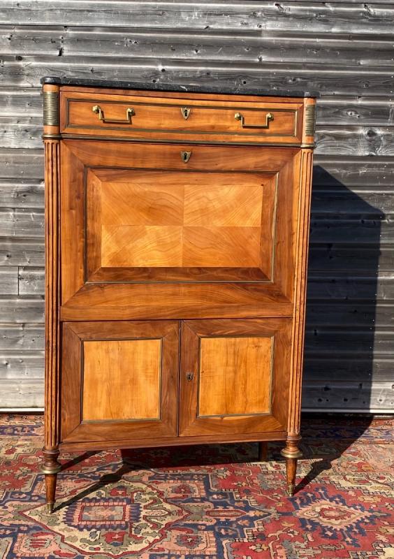 Louis XVI-era mahogany secretary