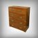 Marine commode in solid mahogany, India – 20th century