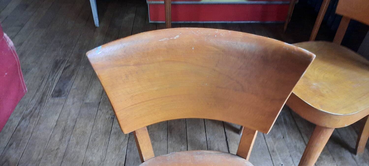 3 Fischel bistro chairs