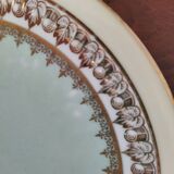 Platter and 11 dessert plates in Chapus Frères Limoges porcelain