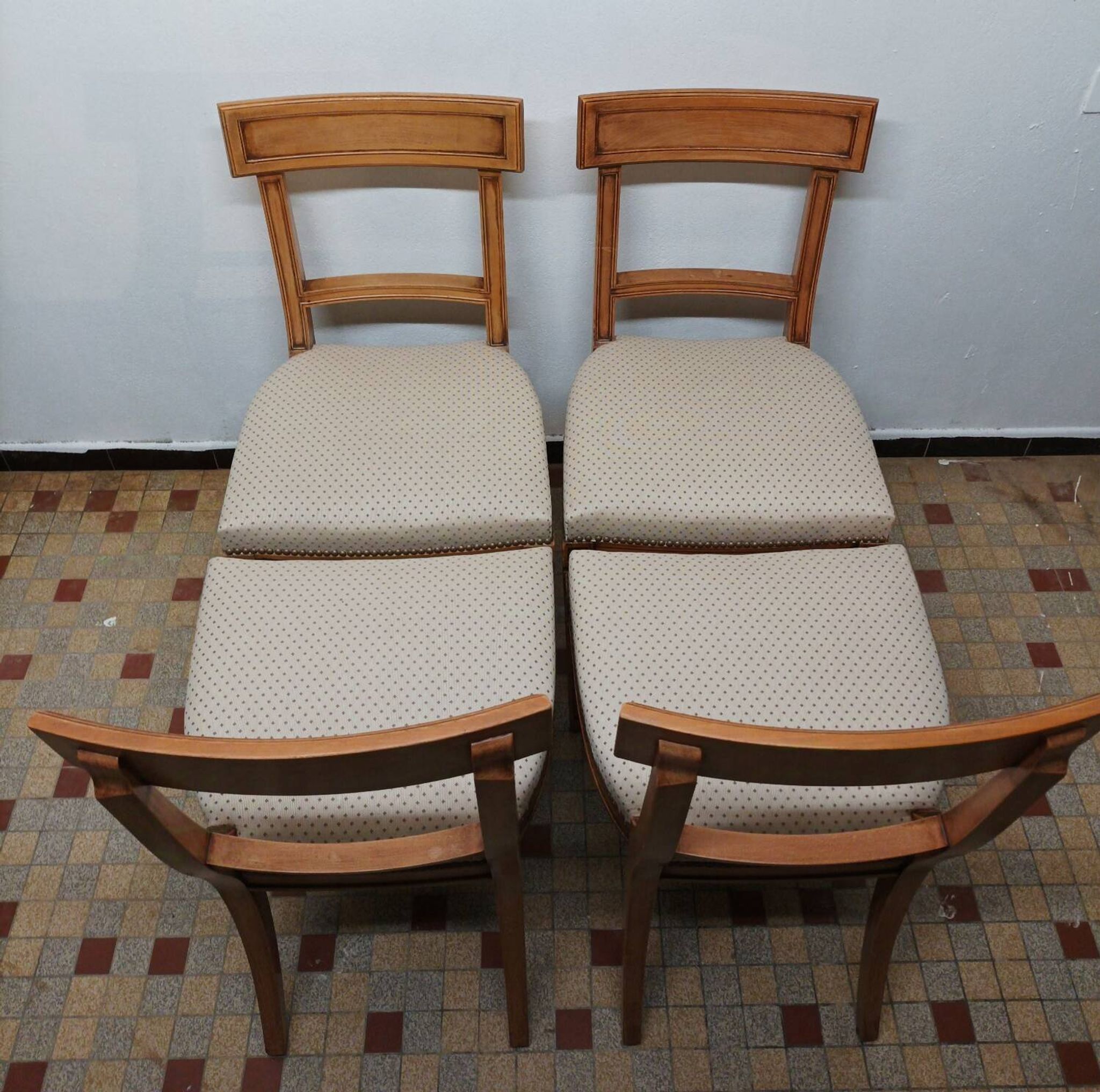 Suite de 4 chaises
