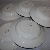 Lot of 5 Badonviller model Quiberon hollow plates