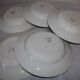 Lot de 5 assiettes creuses Badonviller modèle Quiberon