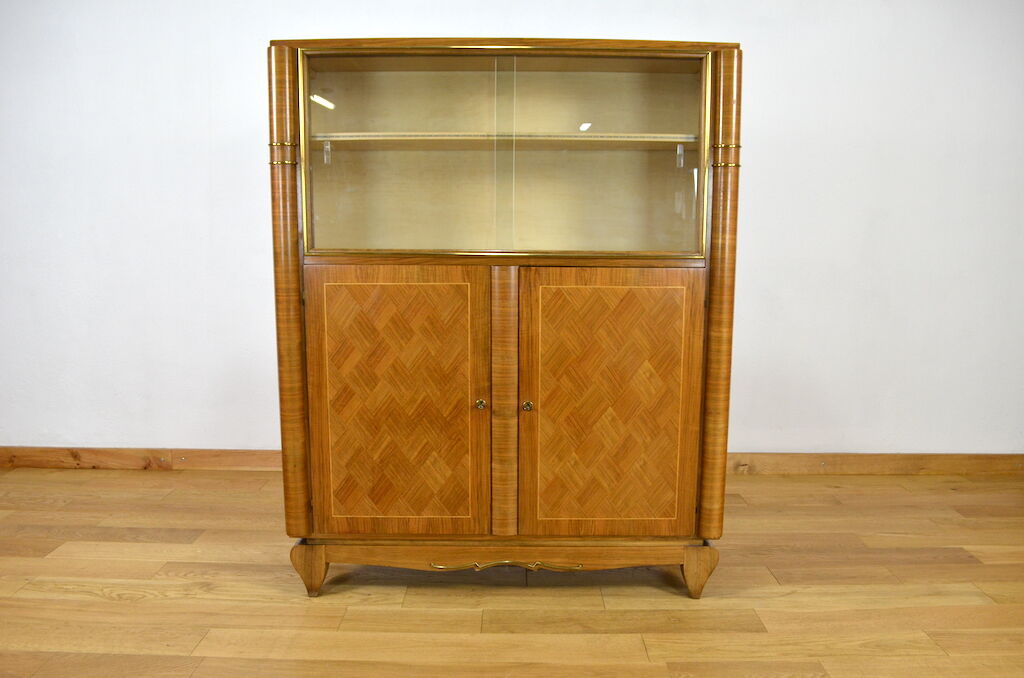 Vitrine bibliothèque Art-Déco 1930 / 1940