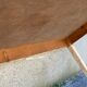 Large black patinated tray table
