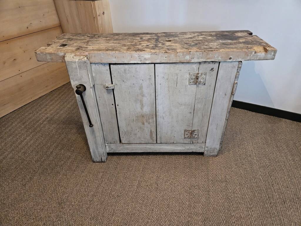 Old carpenter's workbench