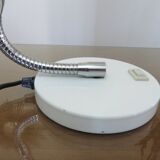 Lamp in white lacquered metal and chrome metal 60/70s