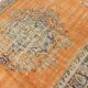 Pumpkin Orange Handmade Vintage Area Rug, 202x282 Cm