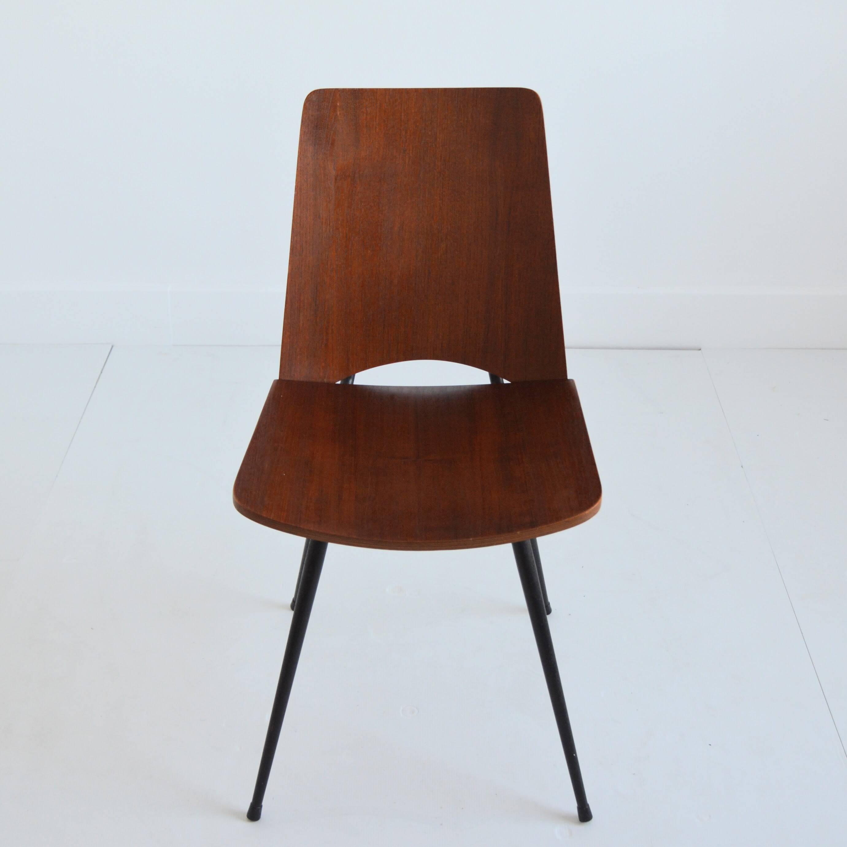 Scandinavian teak chair 1950s