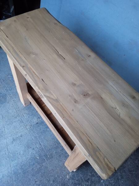 Workbench 120cm old solid wood
