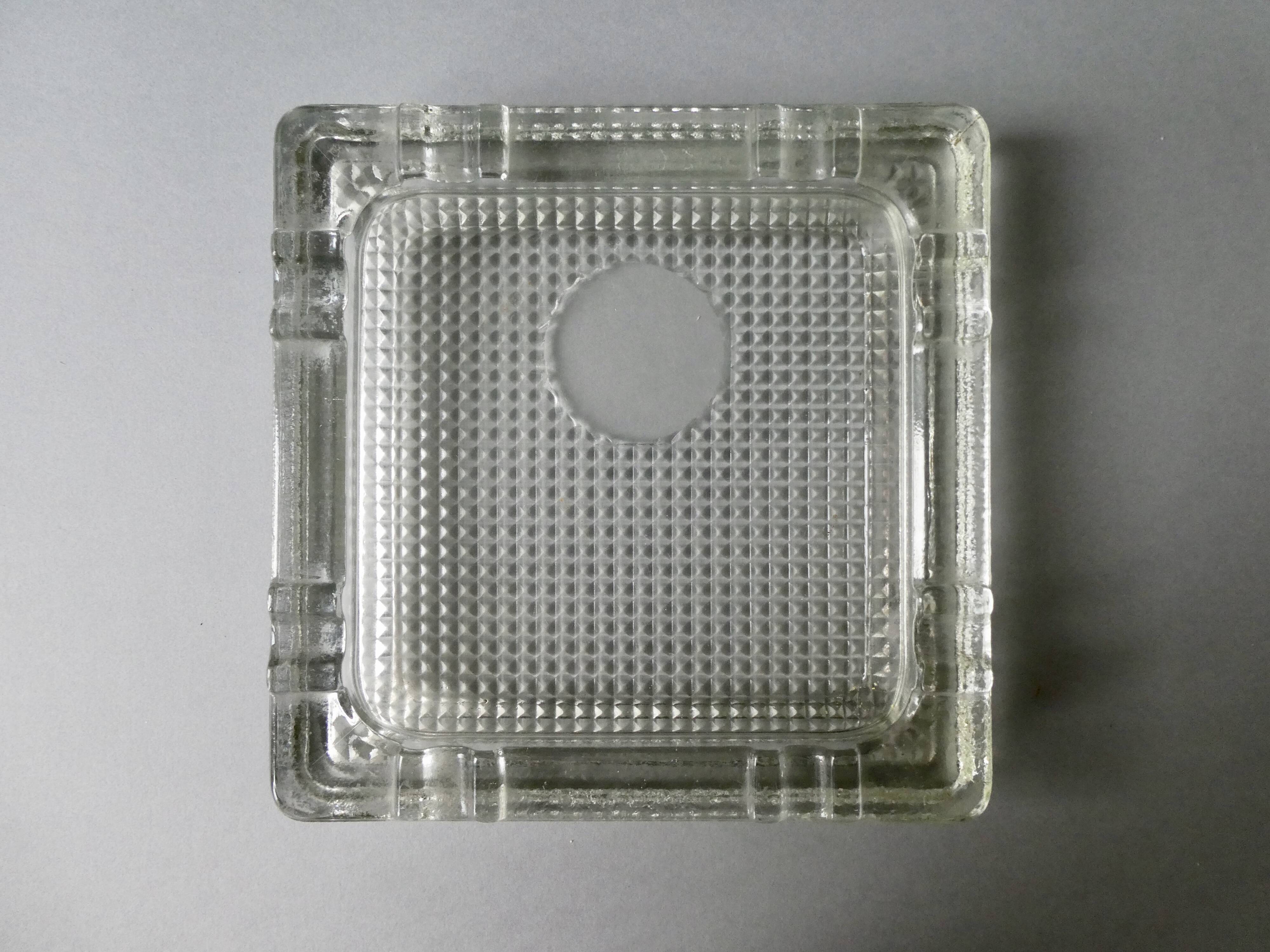 Glass trinket bowl 1960s