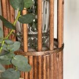 Rattan plant holder