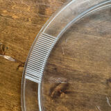 Large transparent plastic tray
