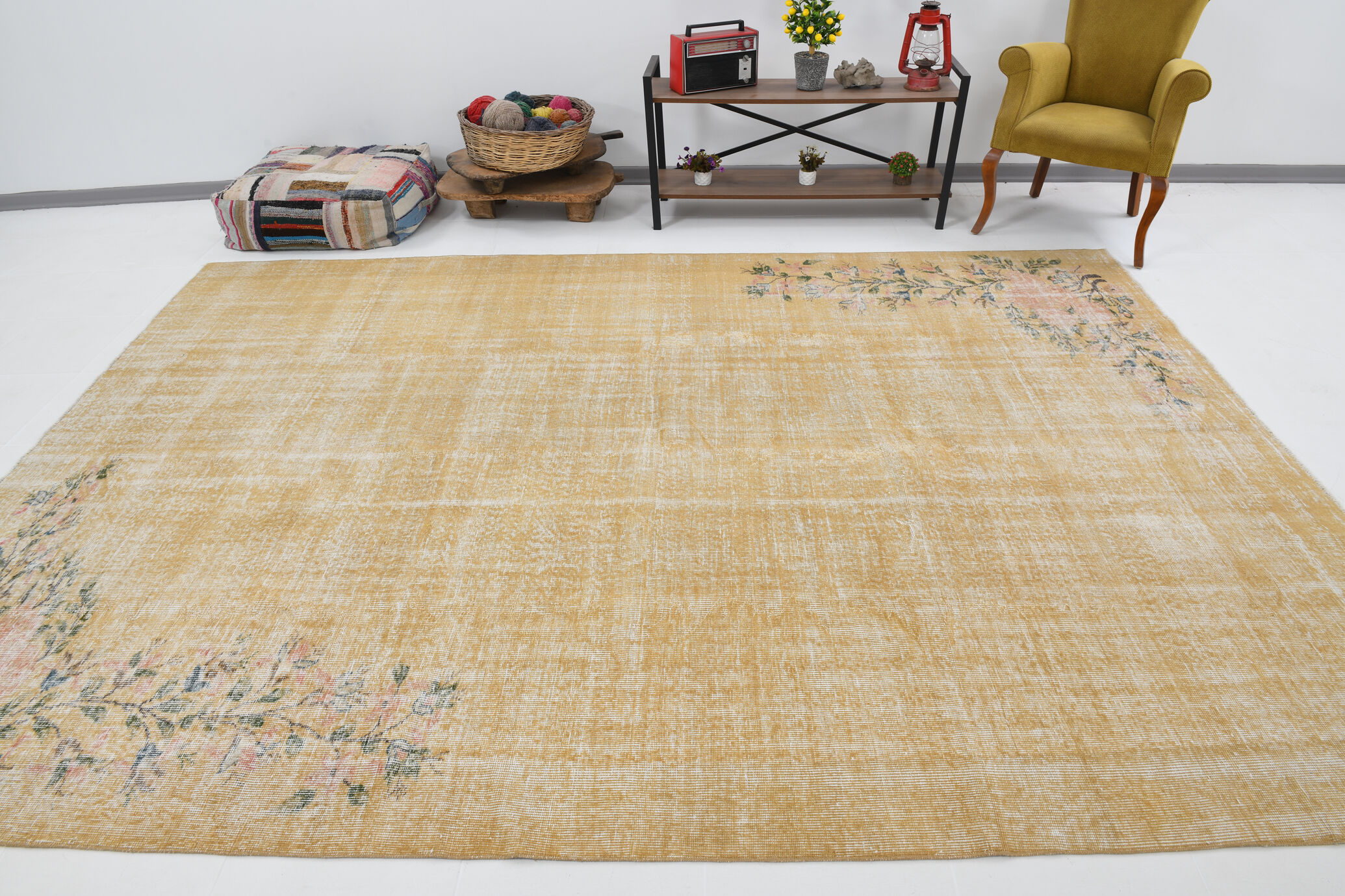 8x11 oversize classic turkish rug, 349x247cm