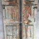 Pair of large old doors in larch XIX