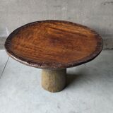 African Brutalist Table