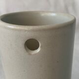 Enamelled sandstone vase Pottery of La Colombe 1975