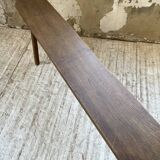 Solid oak farm bench 3m