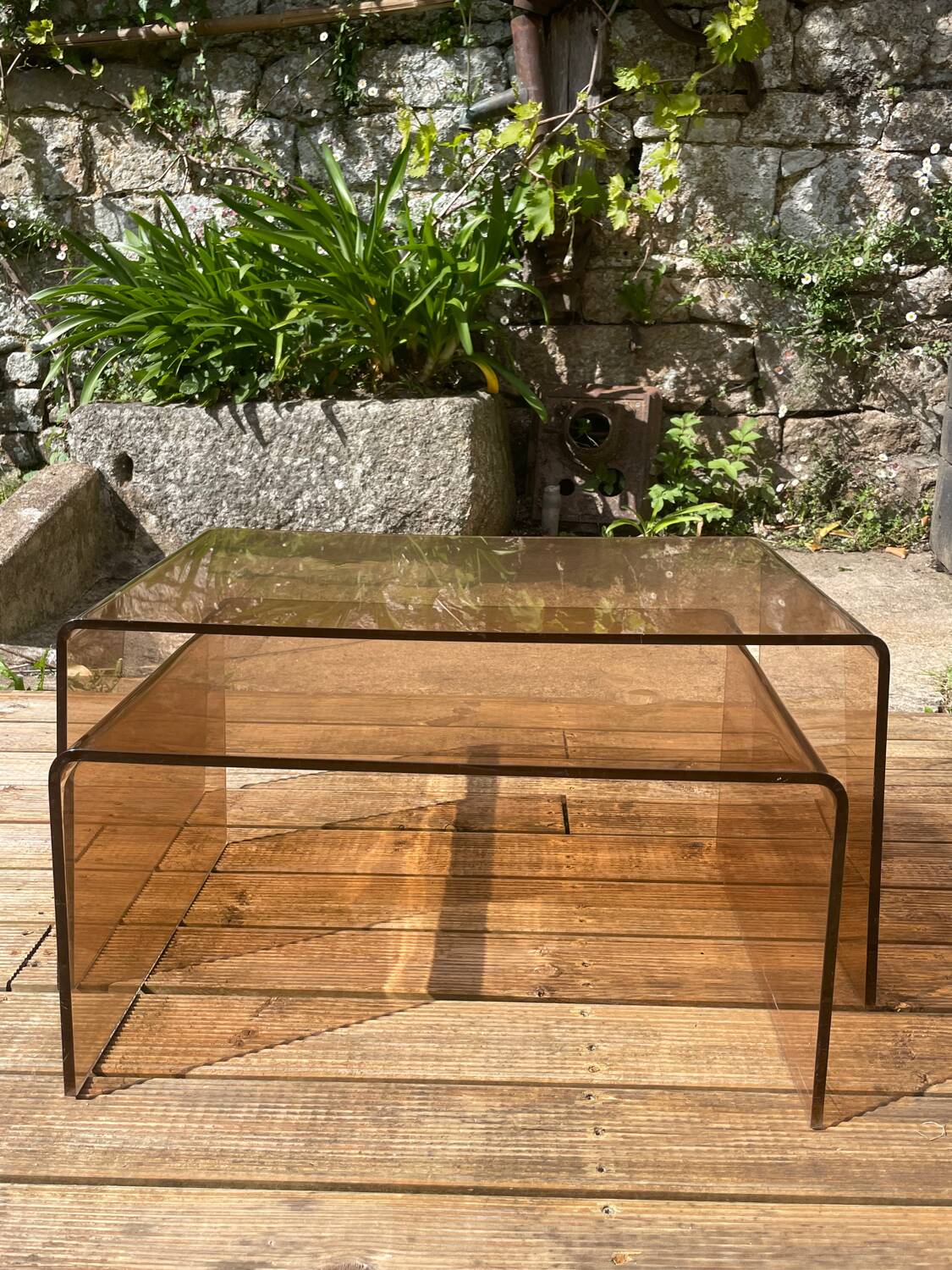 Duo of 70´ coffee tables
