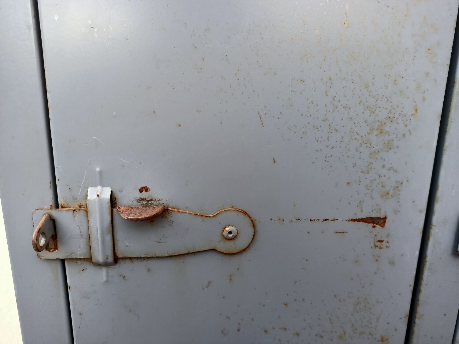 Metal cloakroom cabinet