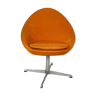 Orange Pivoting Chair "Little Egg" by Pastoe, 1960