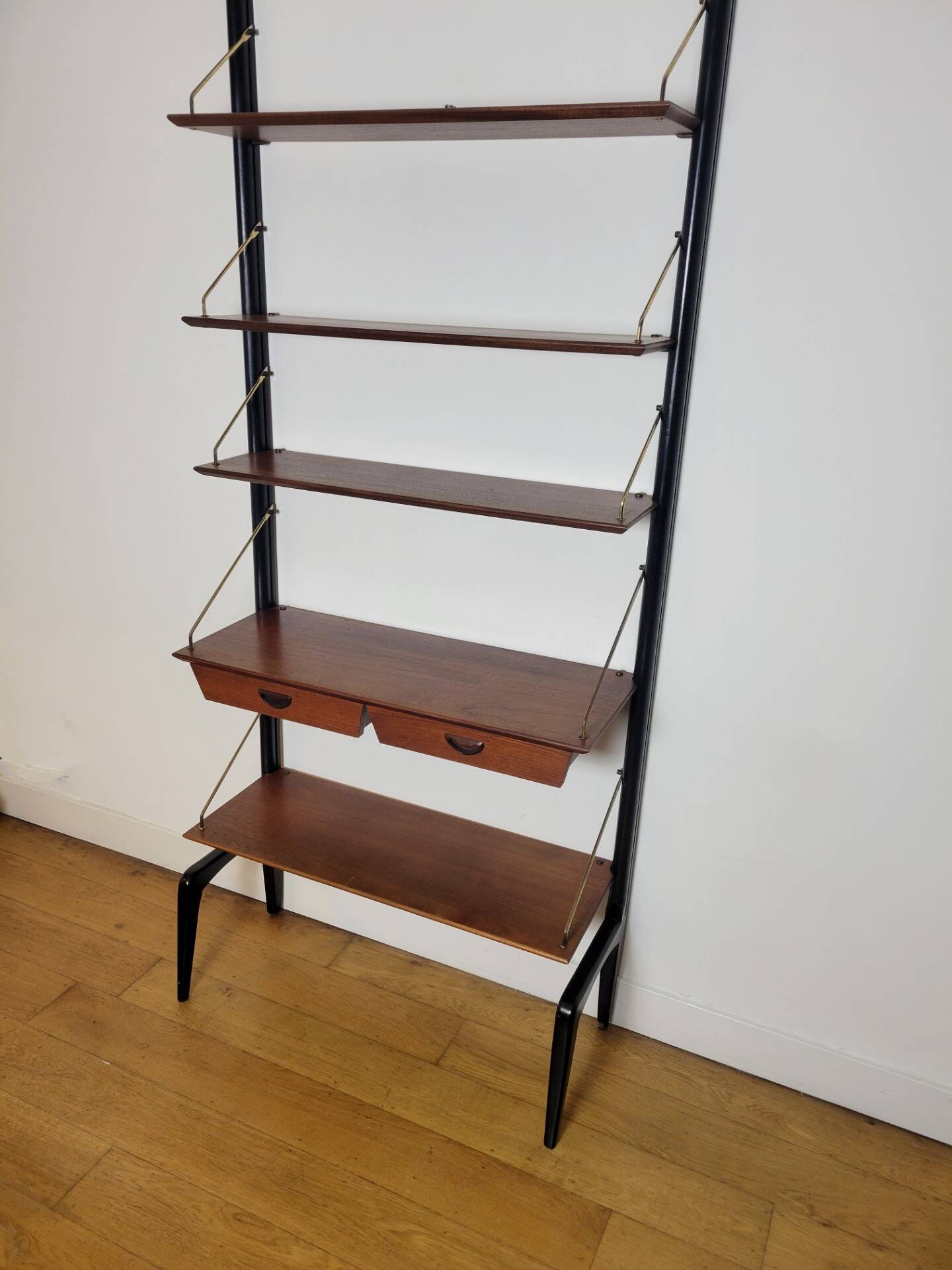 Vintage modular wall unit by Louis van Teeffelen for Wébe