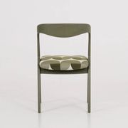 Chaise verte, design danois, années 1970, production : Danemark