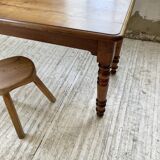 Walnut farm table 185 cm
