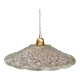 Suspension aabt-jour vintage en verre moulé