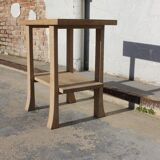 solid wood table