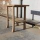 solid wood table