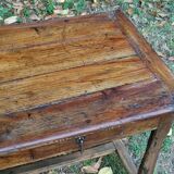 Old farmhouse table late 19th century in solid oak