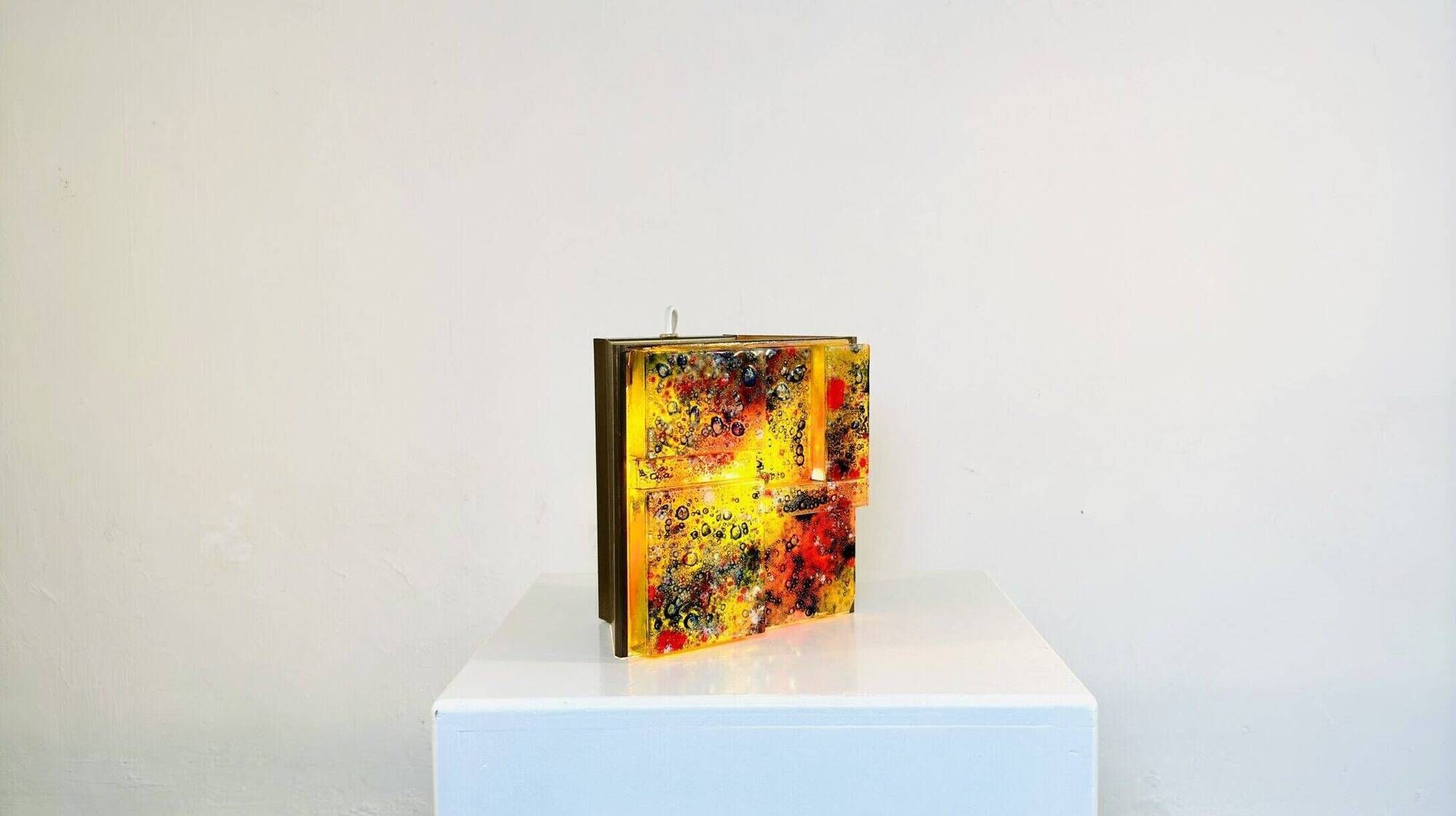 C1699 'Stijlrelief' Wall Lamp By Willem Van Oyen For Raak Amsterdam, The Netherlands 1960S