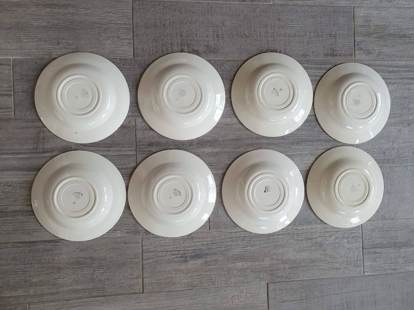 Lunéville holly soup plates