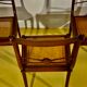 4 chaises style directoire en acajou massif