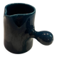 Pot à lait en céramique bleue