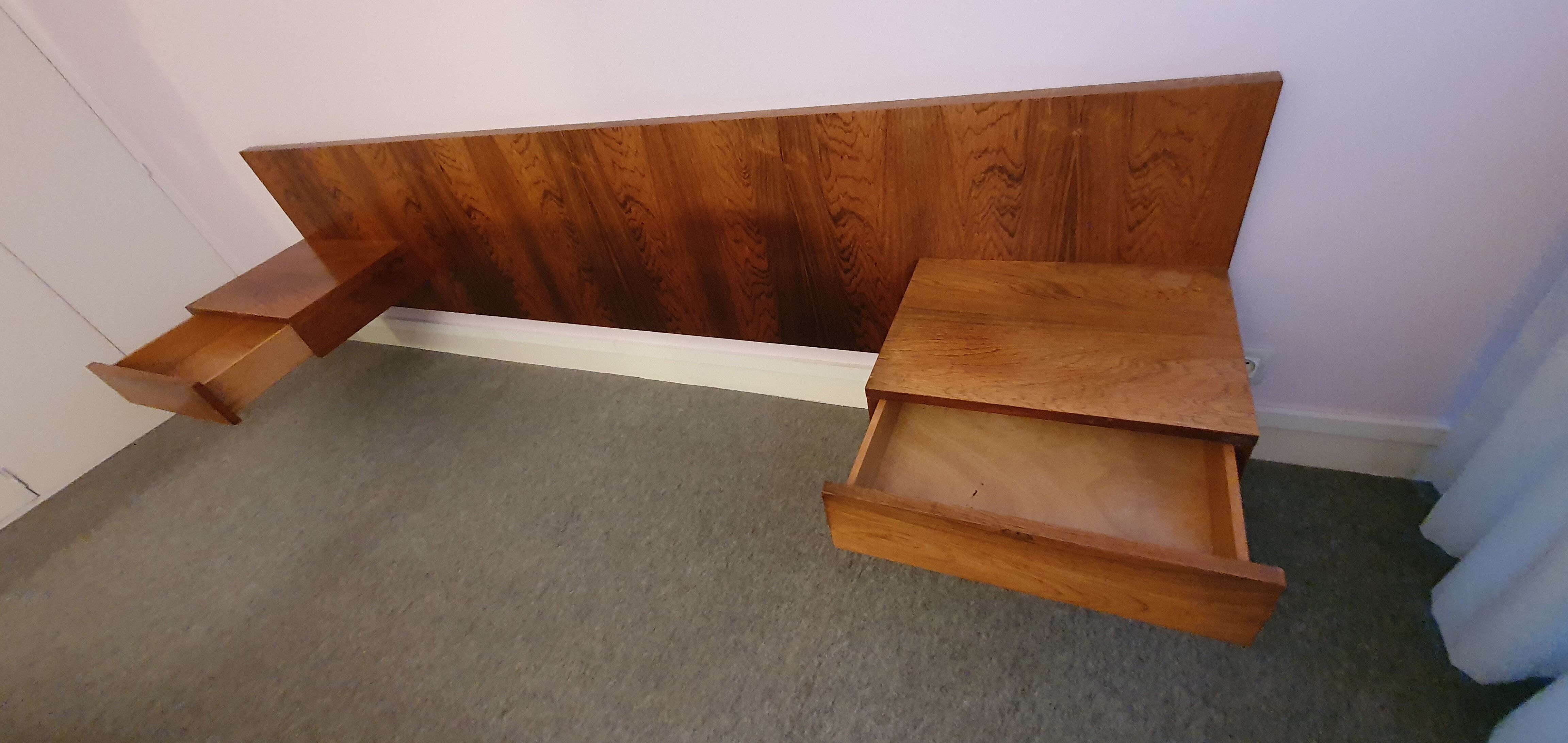 Full room, headboard and dresser