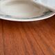 Set of 8 flat plates in Longchamp ironstone model Denise.