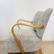 Fully Restored Vintage Lounge Arm Chair by Jindrich Halabala H-237, 1950’s