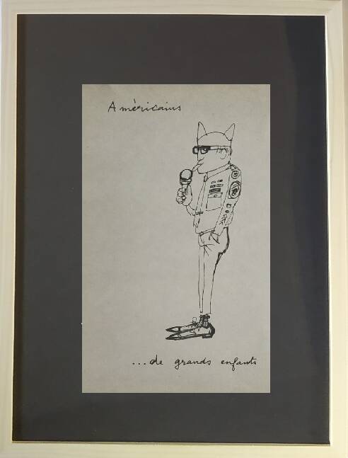 Illustrations Daninos de 1962 " Les Américains "