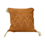 Housse de coussin bohème zak ocre
