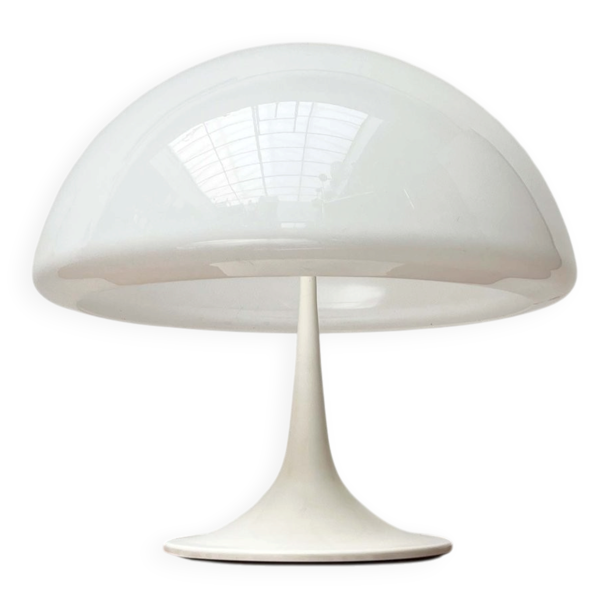 Lampe de table italienne de style mid-century moderne de l'ère spatiale par Luigi Massoni pour Guzzini, années 1960.