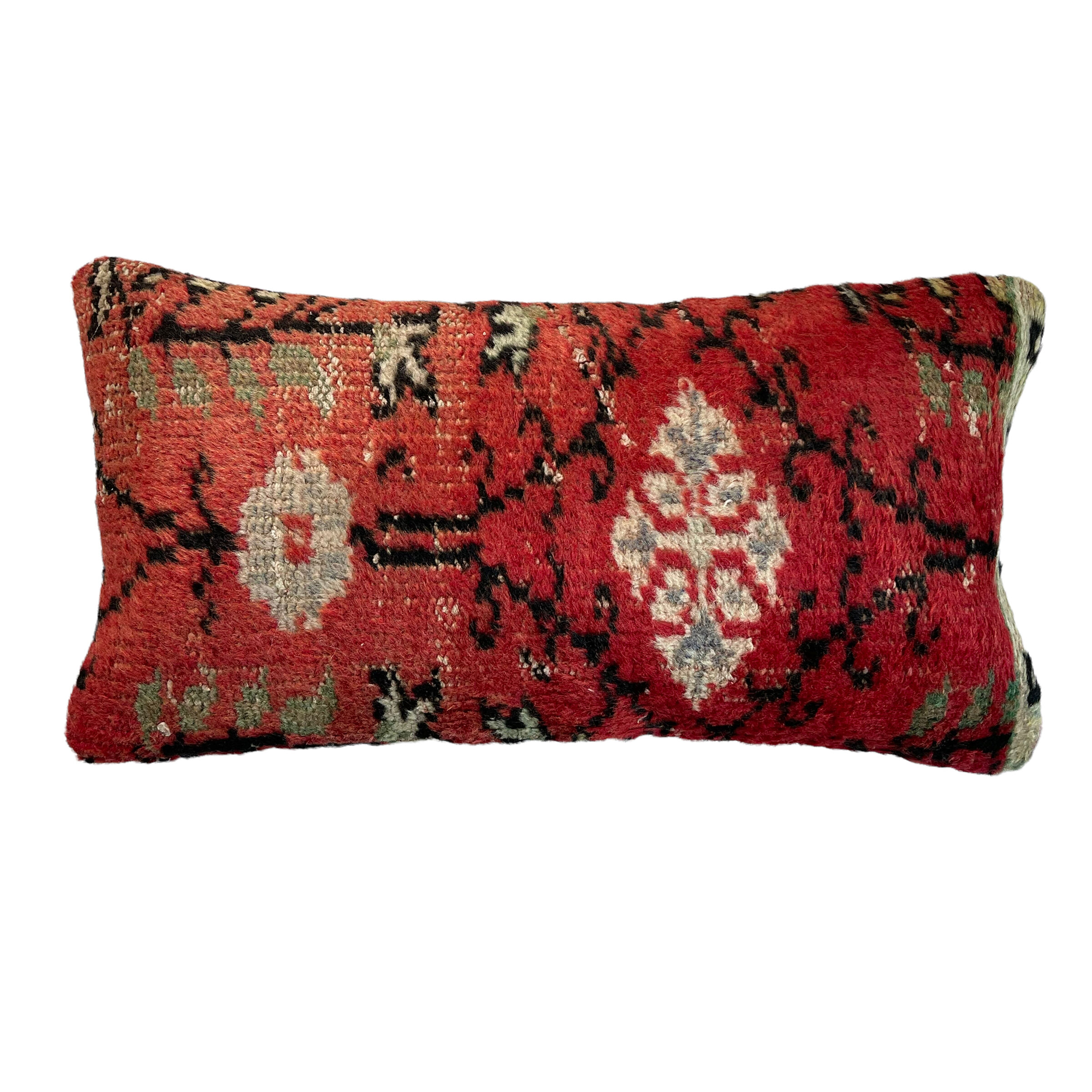 Vintage turkish handmade cushion cover, 30 x 60 cm