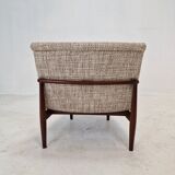 Mid-century round bench in teak Denmark 1960s