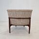 Mid-century round bench in teak Denmark 1960s