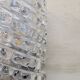 Vintage wall lamp Glashutte Limburg bubble glass texture (60s)