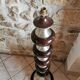 Space Age brushed aluminum floor lamp