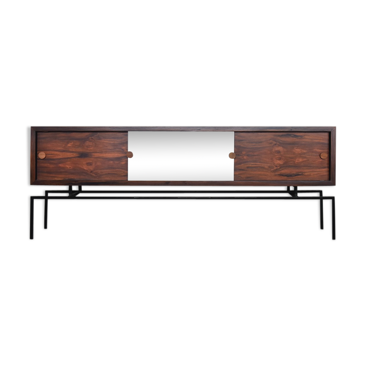 Zoomorphic scandinavian rosewood sideboard, 1960